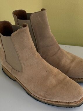 Thursday Boot Company Tan Suede Chukka Chelsea Boots